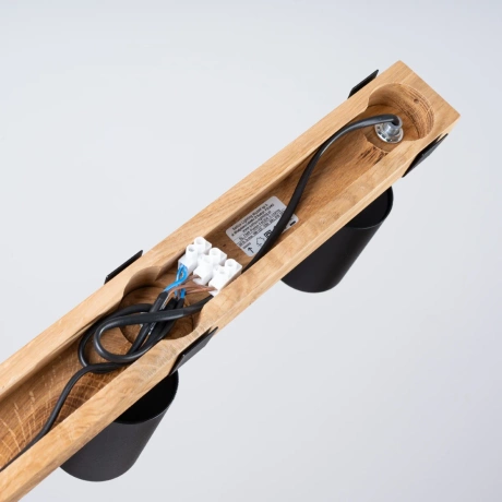 Plafonieră FAGER 3 negru