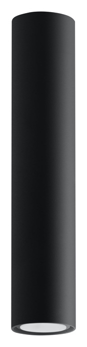 Plafonieră LAGOS 30 negru + 1x bec LED GU-10 4000K rece 7W 630lm