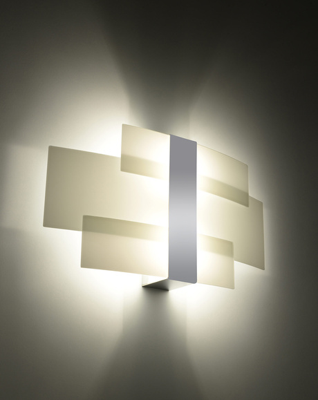 CELIA lampă de perete crom + 2x bec LED G9 3000K Warm 4.5W 510lm