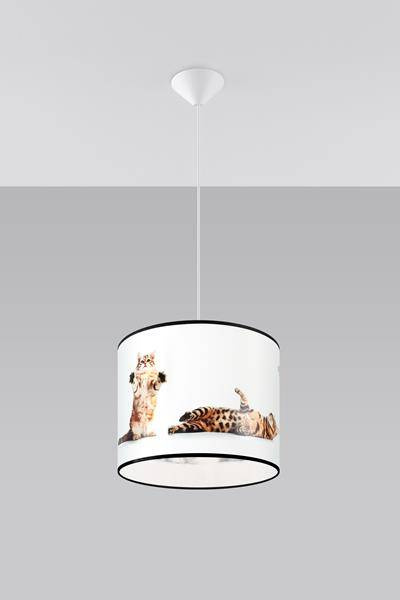 Lampă suspendată KOTY 30 + 1x bec LED E27 3000K Warm 7,5W 620lm