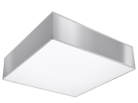 Plafonieră HORUS 35 Grey + 2x bec LED E27 3000K Warm 7.5W 620lm