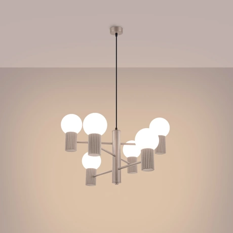 Candelabru HALO 6 taupe