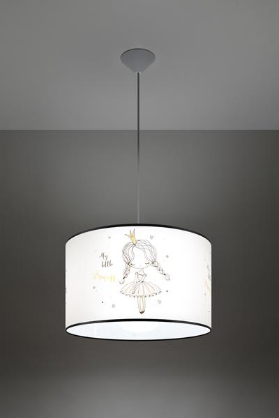 PRINCESS 40 lampă suspendată + 1x bec LED E27 3000K Warm 7,5W 620lm