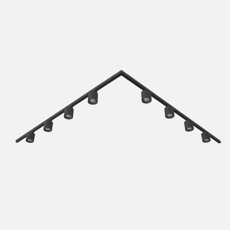 Plafonieră, 8 spoturi, sistem de șine trifazat, ORBIS