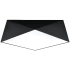 Plafonieră HEXA 45 negru