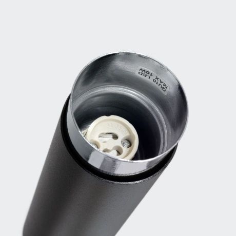 Plafonieră NERO 22,5 negru/chrom