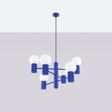 Candelabru HALO 6 ultramarin