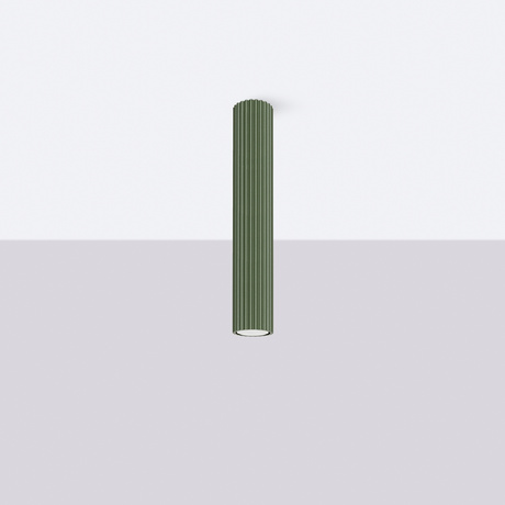 Plafonieră KARBON 40 verde măsliniu