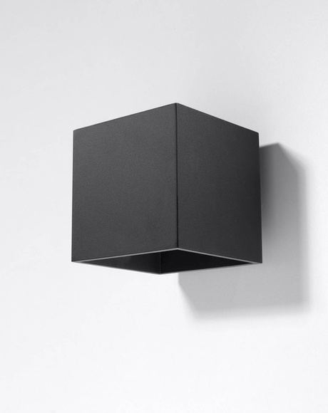 Lampă de perete QUAD 1 negru + 1x bec LED G9 4000K rece 4,5W 530lm