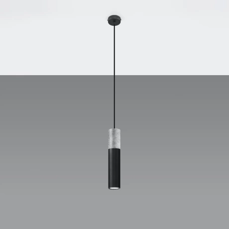 Lampă suspendată BORGIO 1 negru