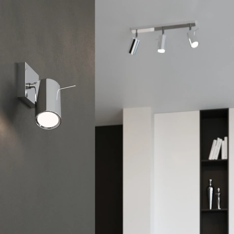 Lampă de perete RING crom