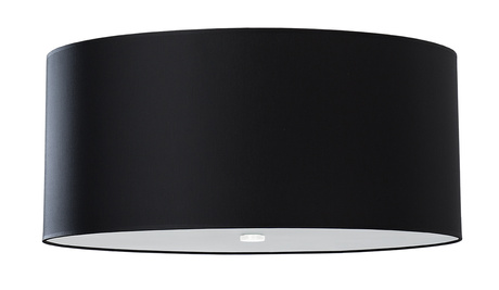 Plafonieră OTTO 60 negru + 5x bec LED E27 3000K Warm 7.5W 620lm