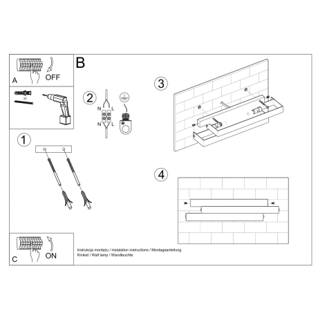 Lampă de perete FROST