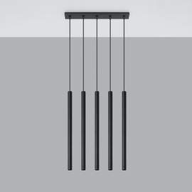 Lampă suspendată PASTELO 5 negru