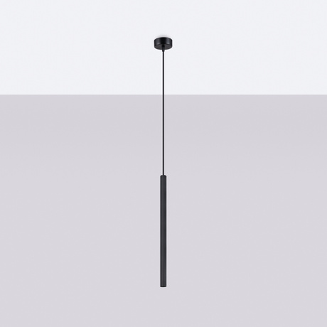 ARCHE 1 lampă suspendată neagră + 1x bec LED G9 4000K Cold 4,5W 460lm