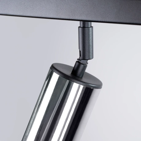 Plafonieră WINX 6L negru/cromo