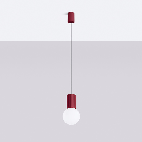 Lampă suspendată HALO 1 burgundy