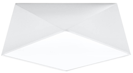 Plafonieră HEXA 35 WHITE + 2x bec LED E27 3000K Warm 7.5W 620lm