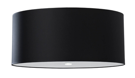 Plafonieră OTTO 60 negru + 5x bec LED E27 3000K Warm 7.5W 620lm