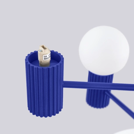 Candelabru HALO 6 ultramarin