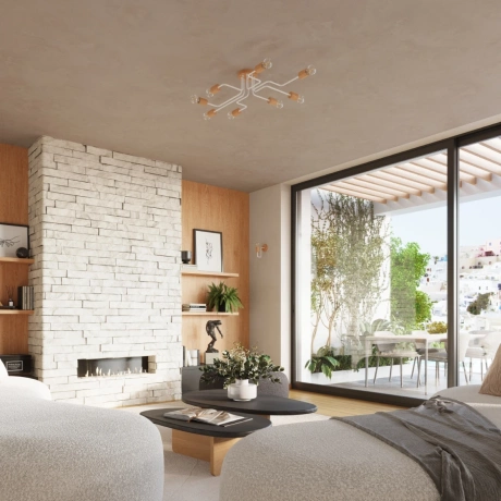 Candelabru TIMBO 8 alb