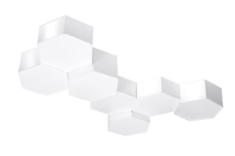 Plafonieră SUNDE 11 alb + 2x bec LED E27 3000K cald 7.5W 620lm