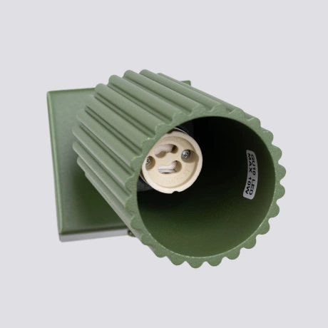 Lampă de perete KARBON verde măsliniu