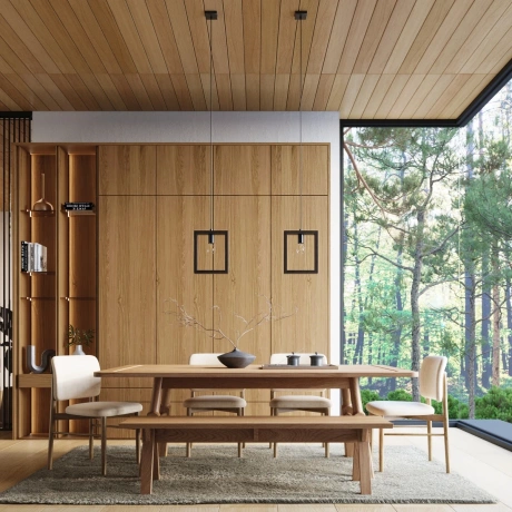 Lampă suspendată ARIES wenge