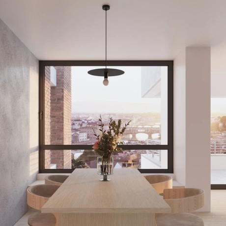 Lampă suspendată FLAVIO negru