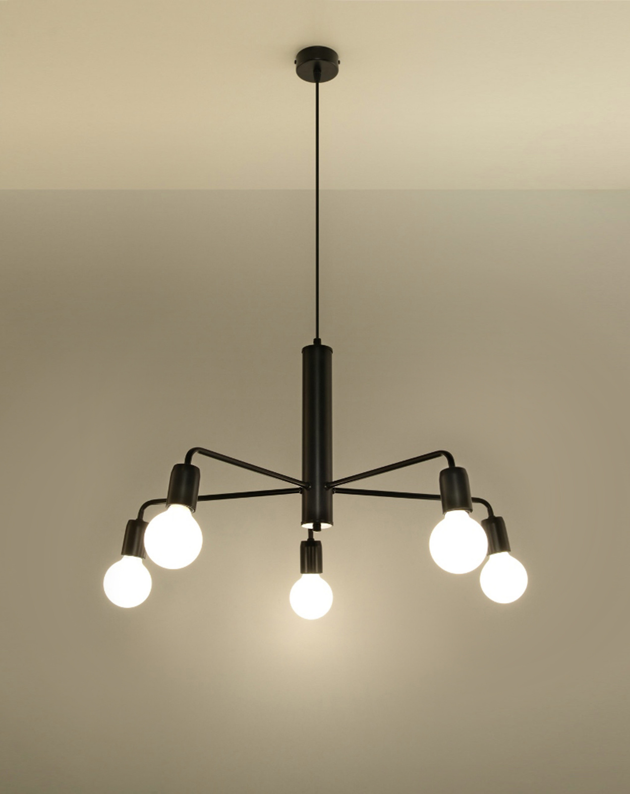 Candelabru DUOMO 5 + 5x Bec LED E27 3000K Warm 7.5W 620lm