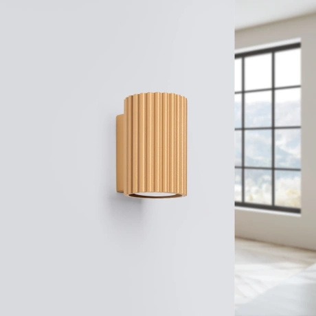 Lampă de perete KARBON 10 auriu