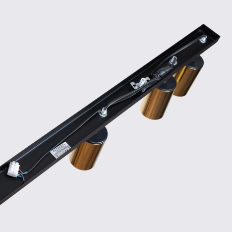 Plafonieră WINX 6L negru/galben