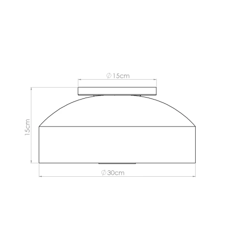 Plafonieră OMIQ negru