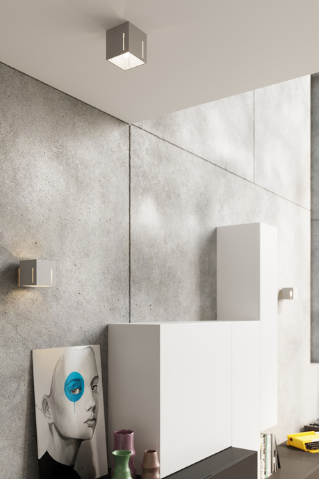 Lampă de perete PIXAR gri + 1x bec LED G9 4000K Cold 4.5W 530lm