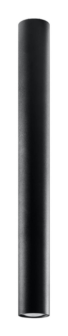 Plafonieră LAGOS 60 negru + 1x bec LED GU-10 3000K Warm 7W 620lm