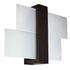 FENIKS 1 lampă de perete wenge + 1x bec LED E27 3000K Warm 7,5W 620lm