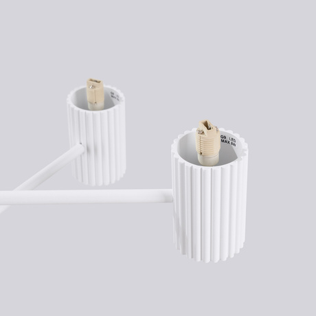 Candelabru HALO 6 alb