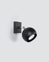 Lampă de perete OCULARE 1 negru + 1x bec LED GU-10 3000K Warm 7W 620lm