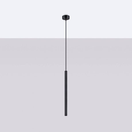 ARCHE 1 lampă suspendată neagră + 1x bec LED G9 4000K Cold 4,5W 460lm