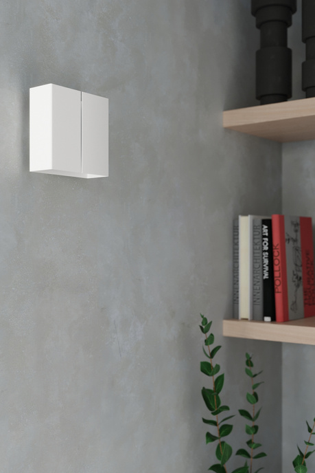 LINEA lampă de perete alb + 2x bec LED G9 3000K cald 4.5W 510lm