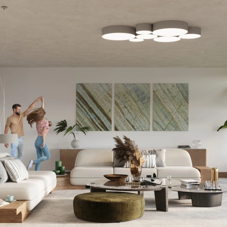 Plafonieră ARENA 55 gri