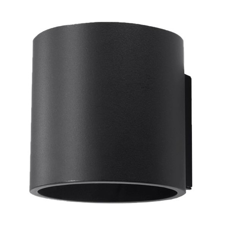 ORBIS lampă de perete negru + 1x bec LED G9 3000K cald 4.5W 510lm