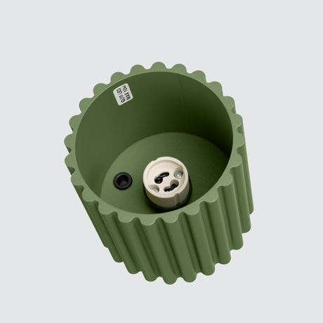 Plafonieră AURA 1 verde măslin GU10