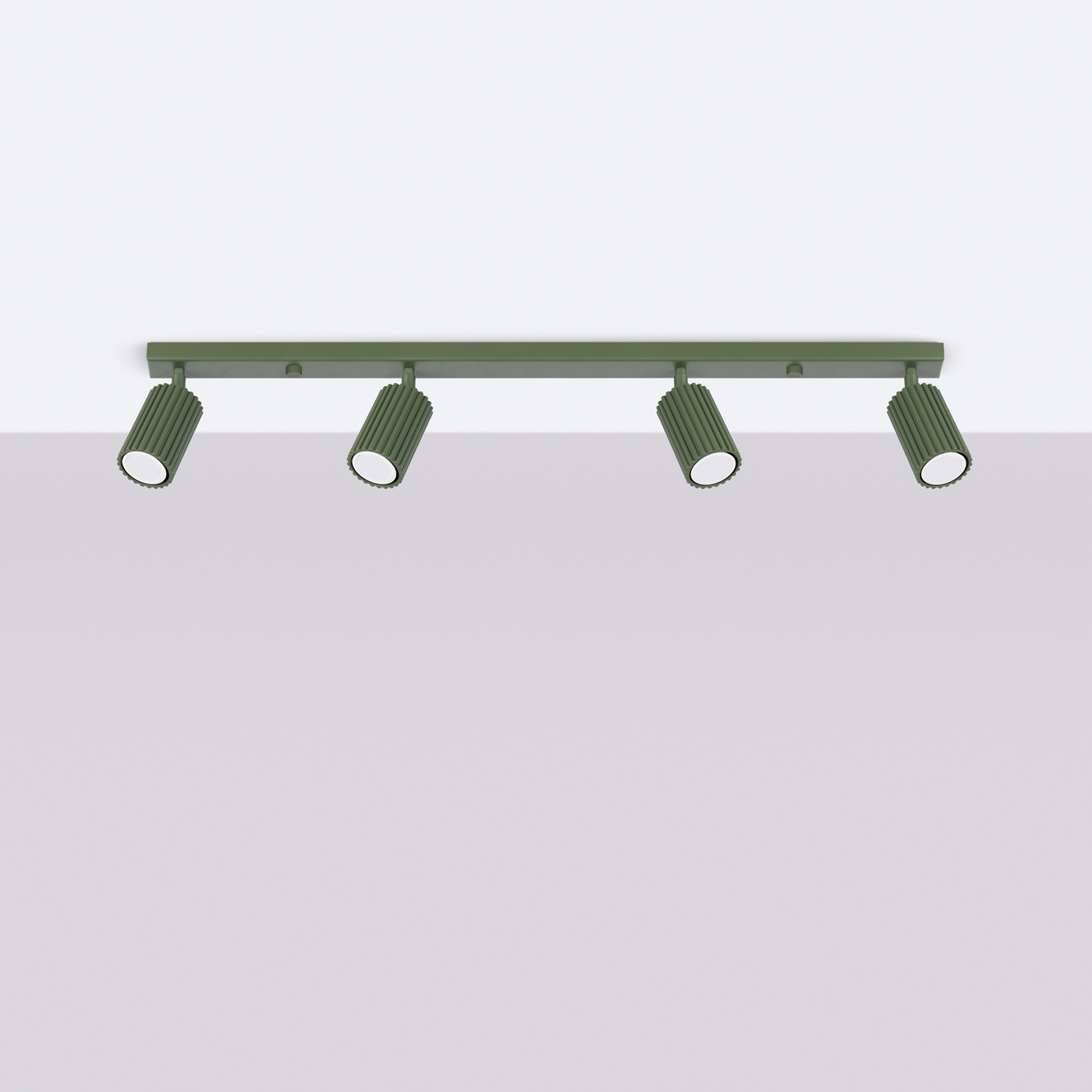 Plafonieră KARBON 4L verde măsliniu