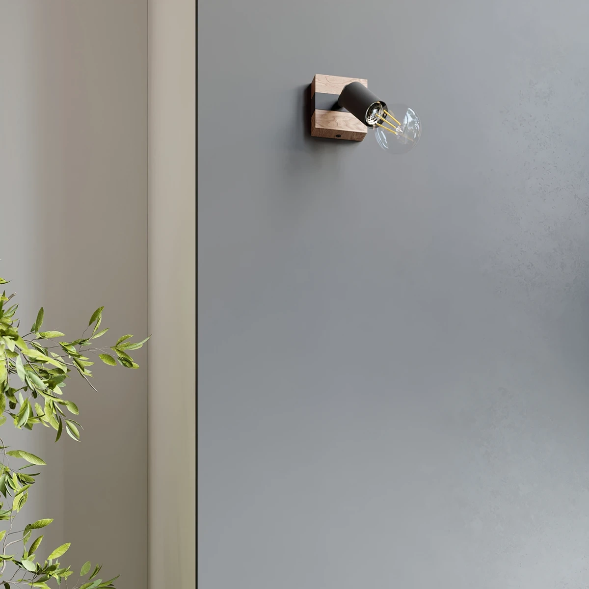 Lampă de perete ZUCA negru