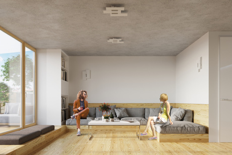 Plafonieră FABIANO + 3 becuri LED E27 3000K Warm 7.5W 620lm