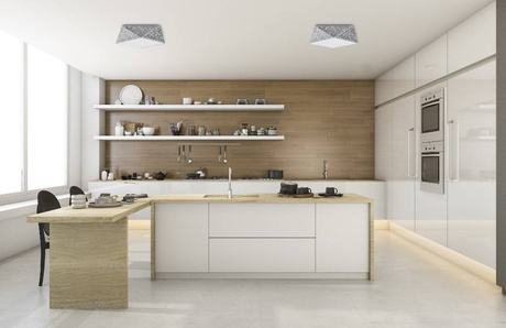 Plafonieră HEXA 45 CEKIN + 3 becuri LED E27 4000K Cold 7.5W 650lm