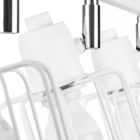 Plafonieră BELUCI 3 alb + 3x bec LED E14 3000K cald 7.5W 620lm