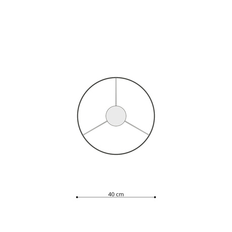 Lampă suspendată CAT 40 + 1x bec LED E27 3000K Warm 7.5W 620lm