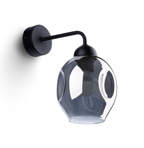 Lampă de perete FILLAN 1 negru + 1x bec LED E27 4000K rece 7,5W 690lm